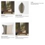 71433 - Hunter 20x20 Square Oatmeal w/ Green Stripe Decorative Pillow Cover
