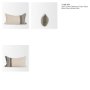 71434-CFD - Hunter 14x26 Lumbar Oatmeal w/ Green Stripe Pillow Cover w/Down Filler