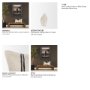 71438 - Liv 14x26 Lumbar Cream w/ Black Stripes Decorative Pillow Cover