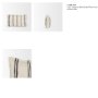 71439-CFD - Liv 13x21 Cream w/ Black Stripes Pillow Cover w/Down Filler