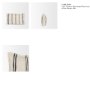 71439-CFNA - Liv 13x21 Cream w/ Black Stripes Pillow Cover w/Non-Allergen Filler