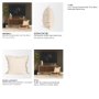 71442 - Fraye 22x22 Square Oatmeal Multi-Tone Blend Decorative Pillow Cover