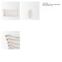 71445-CFD - Willow 14x26 Lumbar Cream w/ Camel Stripes Decorative Pillow Cover
