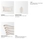 71446 - Willow 13x21 Lumbar Cream w/ Camel Stripes Decorative Pillow Cover