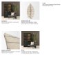 71447 - Lyle 20x20 Square Oatmeal w/ Black Stripes Decorative Pillow Cover