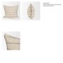 71447-CFD - Lyle 20x20 Square Oatmeal w/ Black Stripes Decorative Pillow Cover