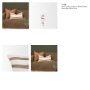 71459 - Maryn 14x26 Lumbar Cream w/ Brown Stripes Decorative Pillow Cover