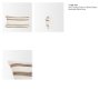 71459-CFD - Maryn 14x26 Lumbar Cream w/ Brown Stripes Decorative Pillow Cover