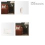 71464-CFD - Levon 13x21 Lumbar Plush Cream w/ Orange Dashed Stripes Decorative Pillow Cover