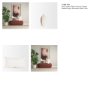 71465-CFD - Levon 14x26 Lumbar Plush Cream w/ Orange Dashed Stripes Decorative Pillow Cover