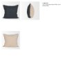 71468-CFD - Lowen 22x22 Square Navy Woven Pillow Cover w/Down Filler