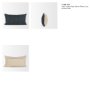 71469-CFD - Lowen 14x26 Lumbar Navy Woven Pillow Cover w/Down Filler
