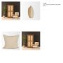 71470 - Lowen 22x22 Square Gold Woven Decorative Pillow