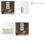 71471 - Lowen 14x26 Lumbar Gold Woven Decorative Pillow