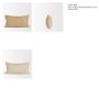71471-CFD - Lowen 14x26 Lumbar Gold Woven Pillow Cover w/Down Filler