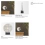 71475 - Orin White Marble Round Disc Decorative Object