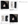 71477 - Cavalli Black and White Marble Horse Bookends