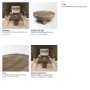 71482 - Vasca Gray Marble Decorative Pedestal Bowl