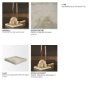 71486 - Stratus Gray Marble Square Decorative Tray