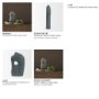 71487 - Carico Sculptural Gray Marble Decorative Object