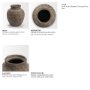 71515 - Mattone 24.4H Rustic Weathered Terracotta Floor Vase