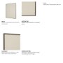 71517 - Drape II Cream Fabric Dimensional Framed Art
