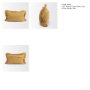71533-CFNA - Kambal 13x21 Mustard Cotton Pillow Cover w/Non-Allergen Filler