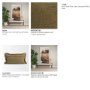 71536 - Kambal 14x26 Dark Olive Cotton Decorative Pillow Cover