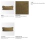 71538 - Kambal 14x36 Dark Olive Cotton Decorative Pillow Cover