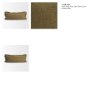 71538-CFD - Kambal 14x36 Dark Olive Cotton Pillow Cover w/Down Filler