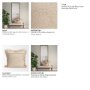 71539 - Kambal 20x20 Light Beige Cotton Decorative Pillow Cover