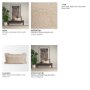 71540 - Kambal 14x26 Light Beige Cotton Decorative Pillow Cover