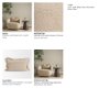 71541 - Kambal 13x21 Light Beige Cotton Decorative Pillow Cover