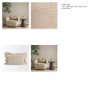 71541-CFD - Kambal 13x21 Light Beige Cotton Pillow Cover w/Down Filler