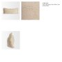 71542-CFD - Kambal 14x36 Light Beige Cotton Pillow Cover w/Down Filler