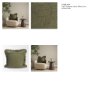 71543-CFD - Kambal 20x20 Evergreen Cotton Pillow Cover w/Down Filler