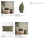 71545 - Kambal 13x21 Evergreen Cotton Decorative Pillow Cover