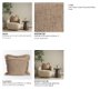 71547 - Kambal 20x20 Sand Cotton Decorative Pillow Cover