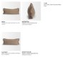 71550 - Kambal 14x36 Sand Cotton Decorative Pillow Cover
