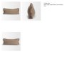 71550-CFD - Kambal 14x36 Sand Cotton Pillow Cover w/Down Filler