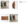 71552-CFD - Kambal 14x26 Mahogany Cotton Pillow Cover w/Down Filler
