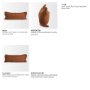 71558 - Kambal 14x36 Copper Rust Cotton Decorative Pillow Cover