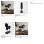 71580 - Equus Black Wooden Horse Decorative Object