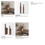 71581 - Farasi Medium Brown Wood Carved Horse Object (Set of 2)