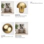 71591 - Orlo 18" Gold Metal Mushroom Table Lamp
