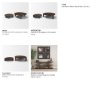71603 - Stow Dark Brown Walnut Wood Risers (Set of 2)