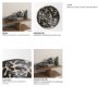 71612 - Bosma Black and Cream Ceramic Decorative Bowl