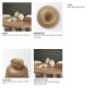 71618 - Dune Matte Brown Glass Vase