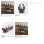 71637 - Plinth White-Washed Wood w/ Glass Candle Holder