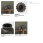 71659 - Douro Small Earthy Brown Dotted Vase